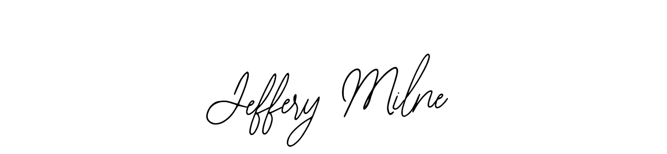Use a signature maker to create a handwritten signature online. With this signature software, you can design (Bearetta-2O07w) your own signature for name Jeffery Milne. Jeffery Milne signature style 12 images and pictures png