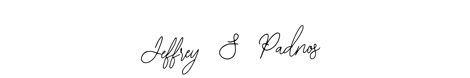 Bearetta-2O07w is a professional signature style that is perfect for those who want to add a touch of class to their signature. It is also a great choice for those who want to make their signature more unique. Get Jeffrey  S  Padnos name to fancy signature for free. Jeffrey  S  Padnos signature style 12 images and pictures png