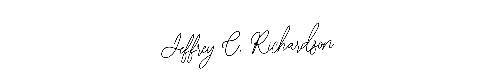 The best way (Bearetta-2O07w) to make a short signature is to pick only two or three words in your name. The name Jeffrey C. Richardson include a total of six letters. For converting this name. Jeffrey C. Richardson signature style 12 images and pictures png