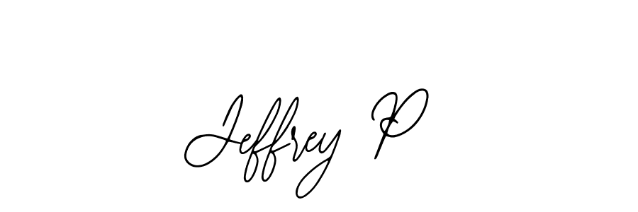 It looks lik you need a new signature style for name Jeffrey P. Design unique handwritten (Bearetta-2O07w) signature with our free signature maker in just a few clicks. Jeffrey P signature style 12 images and pictures png