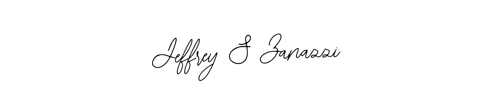 You should practise on your own different ways (Bearetta-2O07w) to write your name (Jeffrey S Zanazzi) in signature. don't let someone else do it for you. Jeffrey S Zanazzi signature style 12 images and pictures png