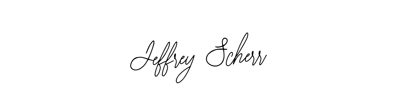 You should practise on your own different ways (Bearetta-2O07w) to write your name (Jeffrey Scherr) in signature. don't let someone else do it for you. Jeffrey Scherr signature style 12 images and pictures png