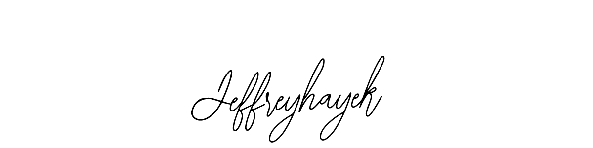 The best way (Bearetta-2O07w) to make a short signature is to pick only two or three words in your name. The name Jeffreyhayek include a total of six letters. For converting this name. Jeffreyhayek signature style 12 images and pictures png