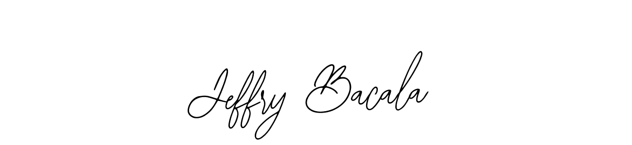 Use a signature maker to create a handwritten signature online. With this signature software, you can design (Bearetta-2O07w) your own signature for name Jeffry Bacala. Jeffry Bacala signature style 12 images and pictures png