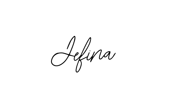 Design your own signature with our free online signature maker. With this signature software, you can create a handwritten (Bearetta-2O07w) signature for name Jefina. Jefina signature style 12 images and pictures png