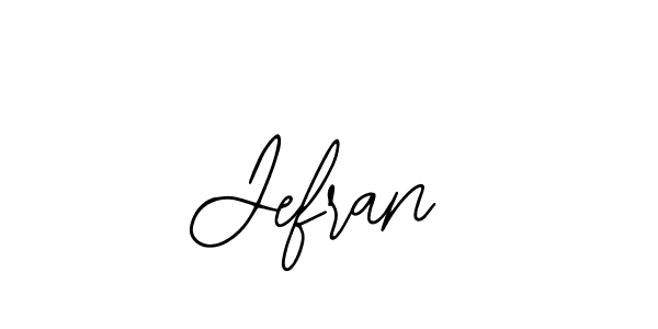 Use a signature maker to create a handwritten signature online. With this signature software, you can design (Bearetta-2O07w) your own signature for name Jefran. Jefran signature style 12 images and pictures png