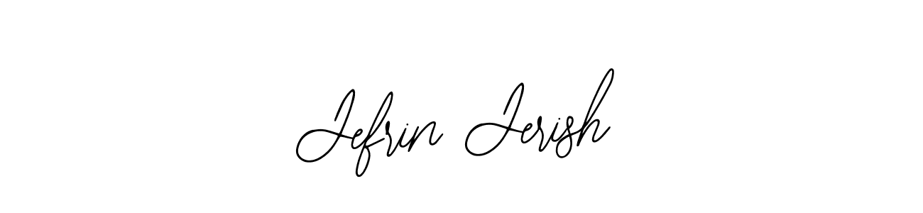 Make a beautiful signature design for name Jefrin Jerish. With this signature (Bearetta-2O07w) style, you can create a handwritten signature for free. Jefrin Jerish signature style 12 images and pictures png