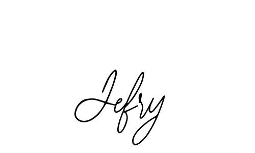 How to make Jefry signature? Bearetta-2O07w is a professional autograph style. Create handwritten signature for Jefry name. Jefry signature style 12 images and pictures png