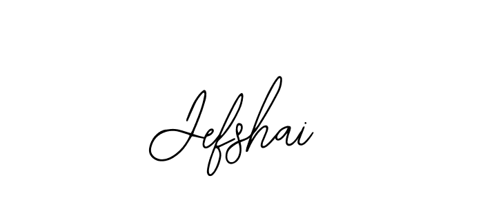 Also You can easily find your signature by using the search form. We will create Jefshai name handwritten signature images for you free of cost using Bearetta-2O07w sign style. Jefshai signature style 12 images and pictures png