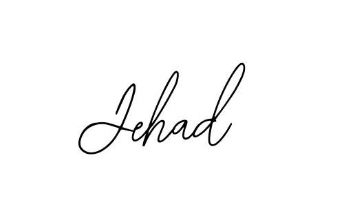 You should practise on your own different ways (Bearetta-2O07w) to write your name (Jehad) in signature. don't let someone else do it for you. Jehad signature style 12 images and pictures png