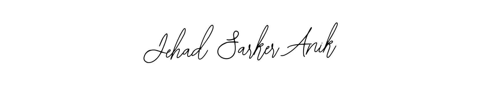 Create a beautiful signature design for name Jehad Sarker Anik. With this signature (Bearetta-2O07w) fonts, you can make a handwritten signature for free. Jehad Sarker Anik signature style 12 images and pictures png