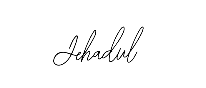 Jehadul stylish signature style. Best Handwritten Sign (Bearetta-2O07w) for my name. Handwritten Signature Collection Ideas for my name Jehadul. Jehadul signature style 12 images and pictures png