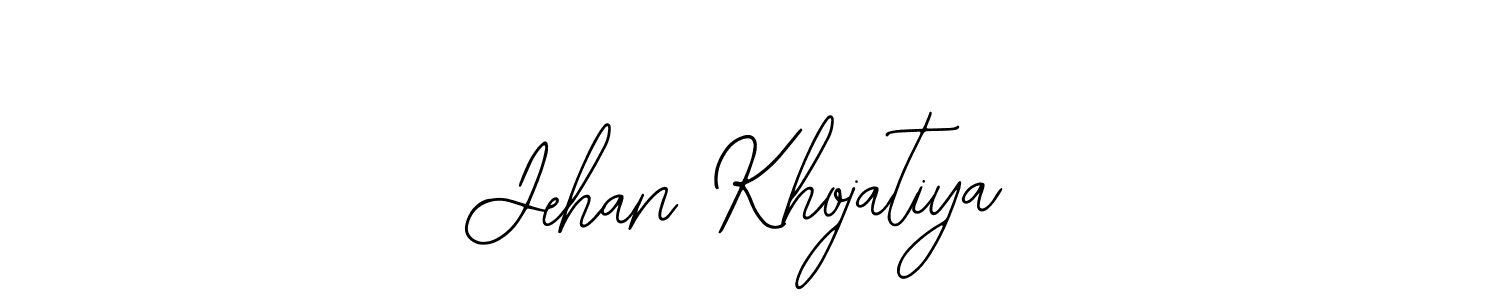 Also You can easily find your signature by using the search form. We will create Jehan Khojatiya name handwritten signature images for you free of cost using Bearetta-2O07w sign style. Jehan Khojatiya signature style 12 images and pictures png