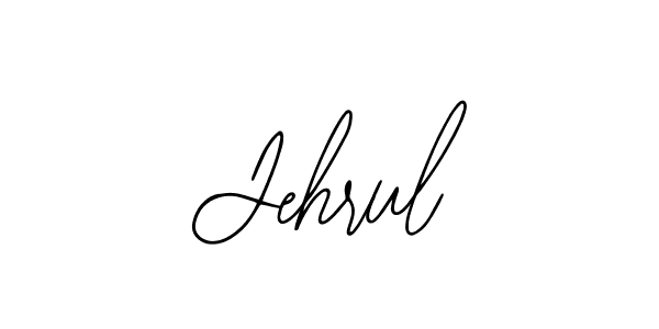 Use a signature maker to create a handwritten signature online. With this signature software, you can design (Bearetta-2O07w) your own signature for name Jehrul. Jehrul signature style 12 images and pictures png