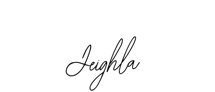 Use a signature maker to create a handwritten signature online. With this signature software, you can design (Bearetta-2O07w) your own signature for name Jeighla. Jeighla signature style 12 images and pictures png
