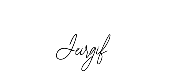 Make a beautiful signature design for name Jeirgif. Use this online signature maker to create a handwritten signature for free. Jeirgif signature style 12 images and pictures png