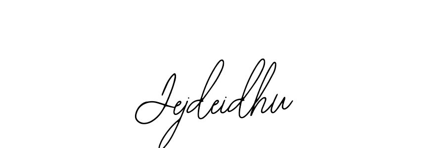 How to Draw Jejdeidhu signature style? Bearetta-2O07w is a latest design signature styles for name Jejdeidhu. Jejdeidhu signature style 12 images and pictures png