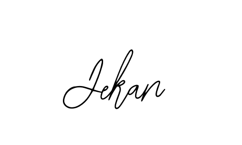 The best way (Bearetta-2O07w) to make a short signature is to pick only two or three words in your name. The name Jekan include a total of six letters. For converting this name. Jekan signature style 12 images and pictures png