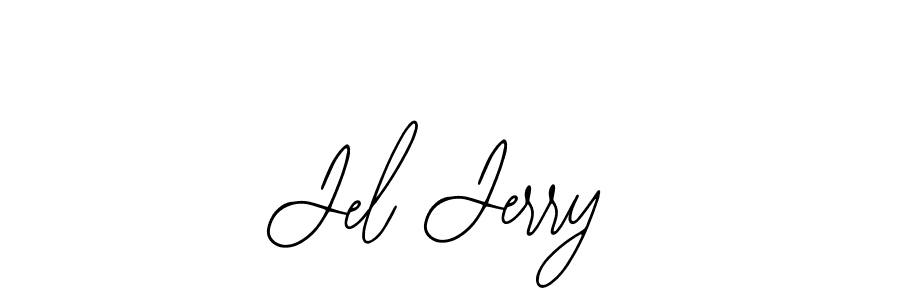 Use a signature maker to create a handwritten signature online. With this signature software, you can design (Bearetta-2O07w) your own signature for name Jel Jerry. Jel Jerry signature style 12 images and pictures png