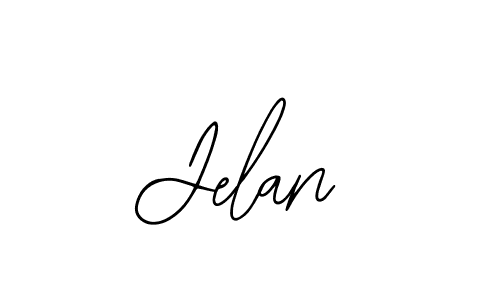 How to make Jelan name signature. Use Bearetta-2O07w style for creating short signs online. This is the latest handwritten sign. Jelan signature style 12 images and pictures png