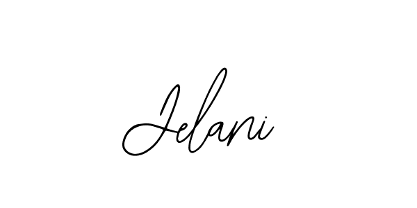 How to make Jelani name signature. Use Bearetta-2O07w style for creating short signs online. This is the latest handwritten sign. Jelani signature style 12 images and pictures png