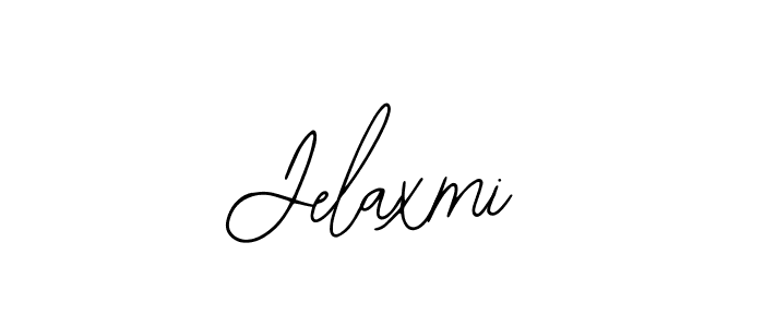 How to make Jelaxmi name signature. Use Bearetta-2O07w style for creating short signs online. This is the latest handwritten sign. Jelaxmi signature style 12 images and pictures png