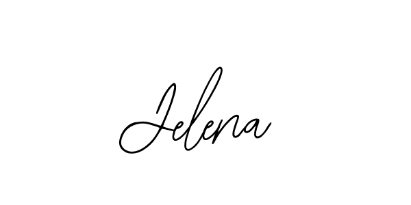 How to make Jelena name signature. Use Bearetta-2O07w style for creating short signs online. This is the latest handwritten sign. Jelena signature style 12 images and pictures png