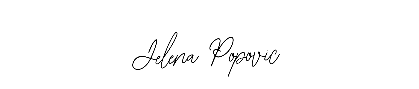 Best and Professional Signature Style for Jelena Popovic. Bearetta-2O07w Best Signature Style Collection. Jelena Popovic signature style 12 images and pictures png