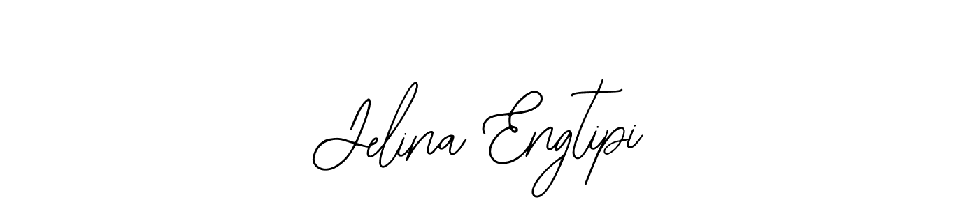 Design your own signature with our free online signature maker. With this signature software, you can create a handwritten (Bearetta-2O07w) signature for name Jelina Engtipi. Jelina Engtipi signature style 12 images and pictures png