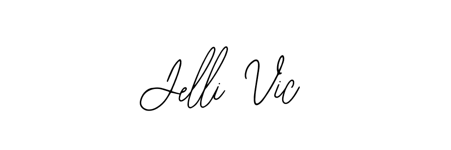 Jelli Vic stylish signature style. Best Handwritten Sign (Bearetta-2O07w) for my name. Handwritten Signature Collection Ideas for my name Jelli Vic. Jelli Vic signature style 12 images and pictures png
