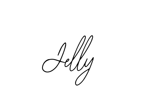 You should practise on your own different ways (Bearetta-2O07w) to write your name (Jelly) in signature. don't let someone else do it for you. Jelly signature style 12 images and pictures png