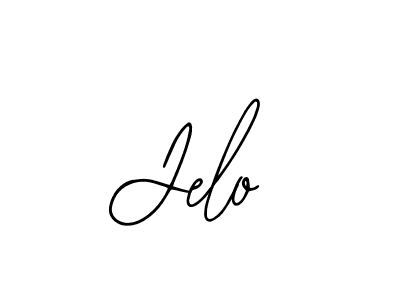 How to make Jelo signature? Bearetta-2O07w is a professional autograph style. Create handwritten signature for Jelo name. Jelo signature style 12 images and pictures png
