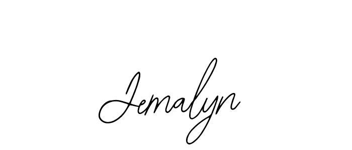 You should practise on your own different ways (Bearetta-2O07w) to write your name (Jemalyn) in signature. don't let someone else do it for you. Jemalyn signature style 12 images and pictures png