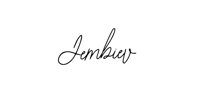 Create a beautiful signature design for name Jembiev. With this signature (Bearetta-2O07w) fonts, you can make a handwritten signature for free. Jembiev signature style 12 images and pictures png