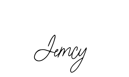 How to make Jemcy name signature. Use Bearetta-2O07w style for creating short signs online. This is the latest handwritten sign. Jemcy signature style 12 images and pictures png