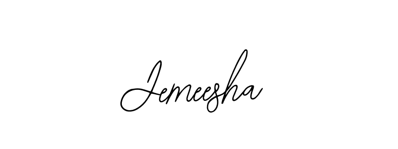 Create a beautiful signature design for name Jemeesha. With this signature (Bearetta-2O07w) fonts, you can make a handwritten signature for free. Jemeesha signature style 12 images and pictures png