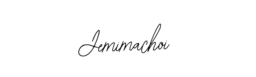 Use a signature maker to create a handwritten signature online. With this signature software, you can design (Bearetta-2O07w) your own signature for name Jemimachoi. Jemimachoi signature style 12 images and pictures png