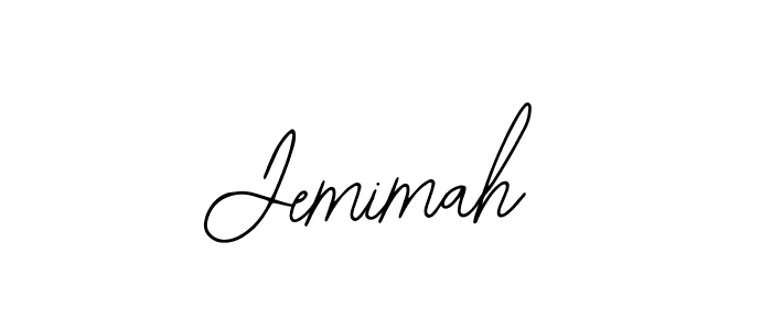 Use a signature maker to create a handwritten signature online. With this signature software, you can design (Bearetta-2O07w) your own signature for name Jemimah. Jemimah signature style 12 images and pictures png