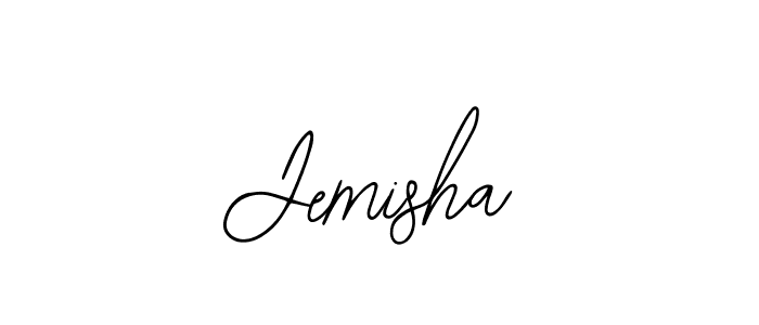 Make a beautiful signature design for name Jemisha. With this signature (Bearetta-2O07w) style, you can create a handwritten signature for free. Jemisha signature style 12 images and pictures png