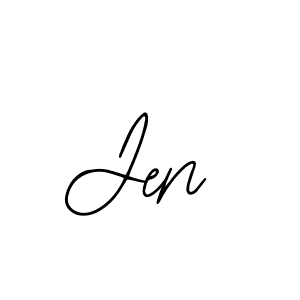 Jen stylish signature style. Best Handwritten Sign (Bearetta-2O07w) for my name. Handwritten Signature Collection Ideas for my name Jen. Jen signature style 12 images and pictures png