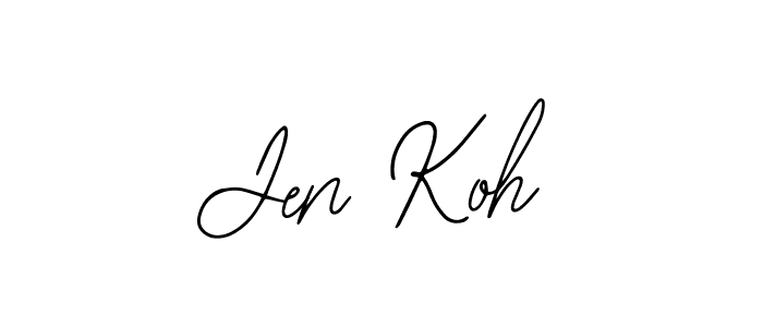 Make a short Jen Koh signature style. Manage your documents anywhere anytime using Bearetta-2O07w. Create and add eSignatures, submit forms, share and send files easily. Jen Koh signature style 12 images and pictures png