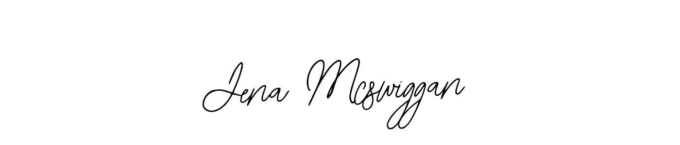 Jena Mcswiggan stylish signature style. Best Handwritten Sign (Bearetta-2O07w) for my name. Handwritten Signature Collection Ideas for my name Jena Mcswiggan. Jena Mcswiggan signature style 12 images and pictures png