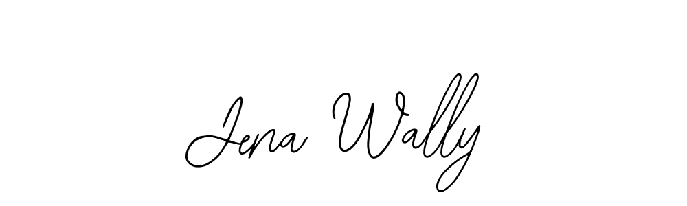 Similarly Bearetta-2O07w is the best handwritten signature design. Signature creator online .You can use it as an online autograph creator for name Jena Wally. Jena Wally signature style 12 images and pictures png