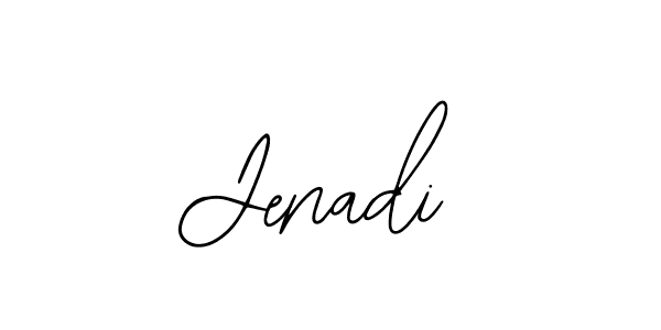 Design your own signature with our free online signature maker. With this signature software, you can create a handwritten (Bearetta-2O07w) signature for name Jenadi. Jenadi signature style 12 images and pictures png