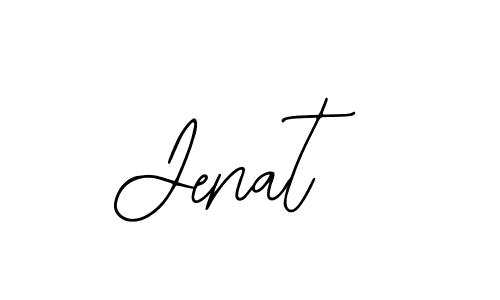 You should practise on your own different ways (Bearetta-2O07w) to write your name (Jenat) in signature. don't let someone else do it for you. Jenat signature style 12 images and pictures png