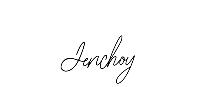 How to make Jenchoy name signature. Use Bearetta-2O07w style for creating short signs online. This is the latest handwritten sign. Jenchoy signature style 12 images and pictures png