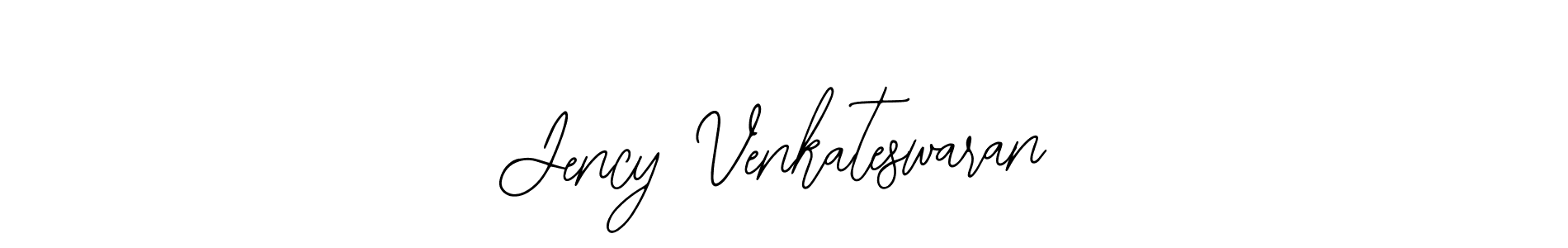 How to Draw Jency Venkateswaran signature style? Bearetta-2O07w is a latest design signature styles for name Jency Venkateswaran. Jency Venkateswaran signature style 12 images and pictures png