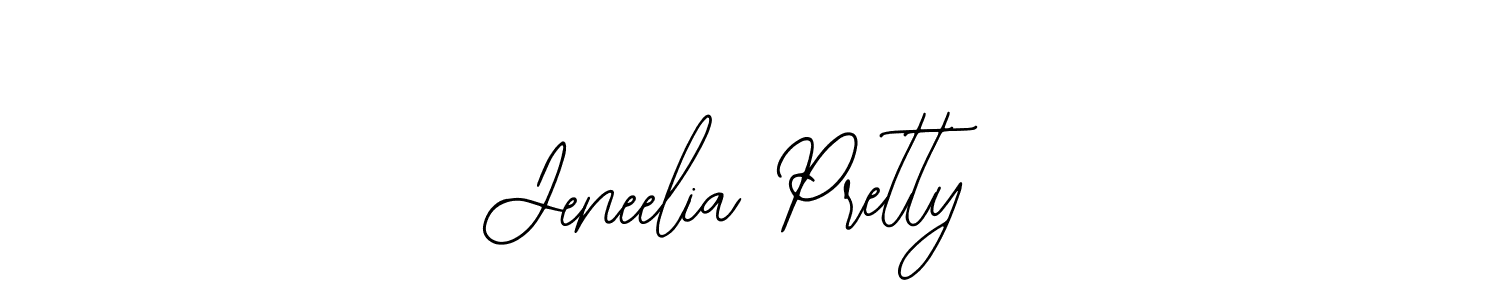 Similarly Bearetta-2O07w is the best handwritten signature design. Signature creator online .You can use it as an online autograph creator for name Jeneelia Pretty. Jeneelia Pretty signature style 12 images and pictures png