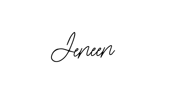 Also we have Jeneen name is the best signature style. Create professional handwritten signature collection using Bearetta-2O07w autograph style. Jeneen signature style 12 images and pictures png