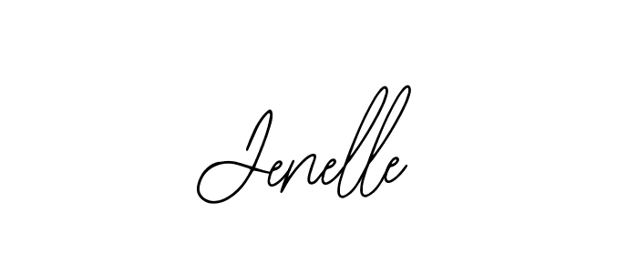 Make a beautiful signature design for name Jenelle. With this signature (Bearetta-2O07w) style, you can create a handwritten signature for free. Jenelle signature style 12 images and pictures png